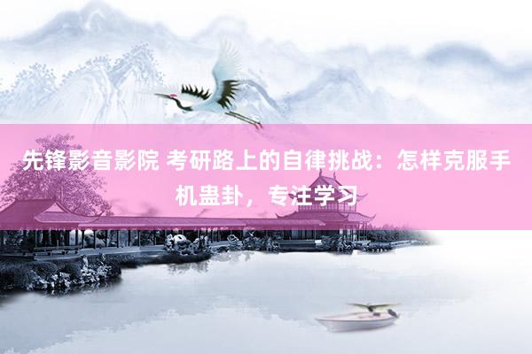 先锋影音影院 考研路上的自律挑战：怎样克服手机蛊卦，专注学习