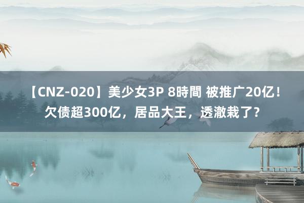 【CNZ-020】美少女3P 8時間 被推广20亿！欠债超300亿，居品大王，透澈栽了？
