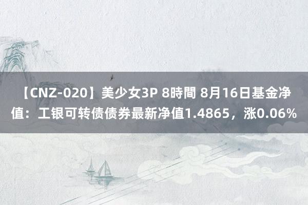 【CNZ-020】美少女3P 8時間 8月16日基金净值：工银可转债债券最新净值1.4865，涨0.06%