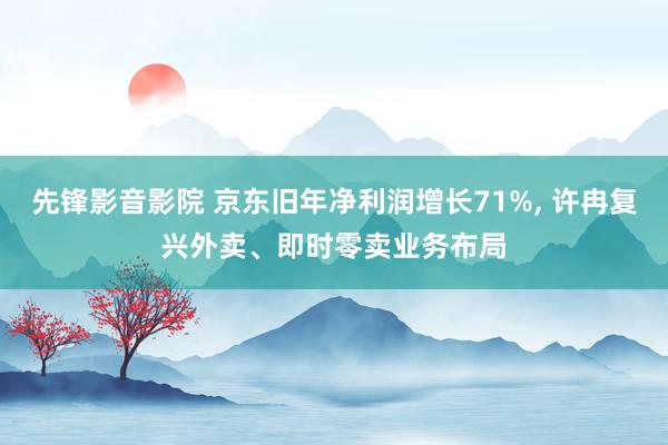 先锋影音影院 京东旧年净利润增长71%， 许冉复兴外卖、即时零卖业务布局